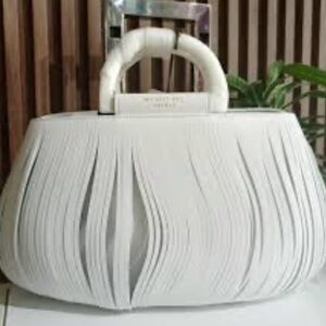 My Best Bag Firenze Leather handbag White Top Handle Crossbody Strap  NWOT